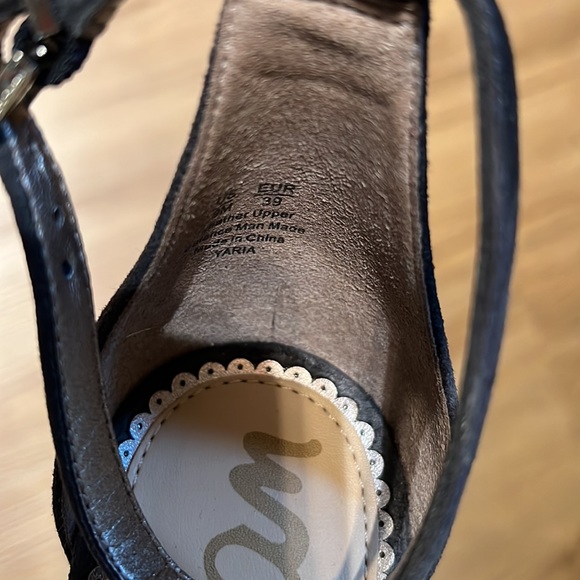 Sam Edelman navy suede sandals - Picture 7 of 7